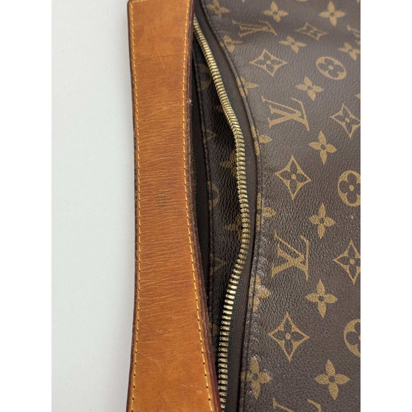 Louis Vuitton Sully Brown Monogram Canvas Hobo Bag