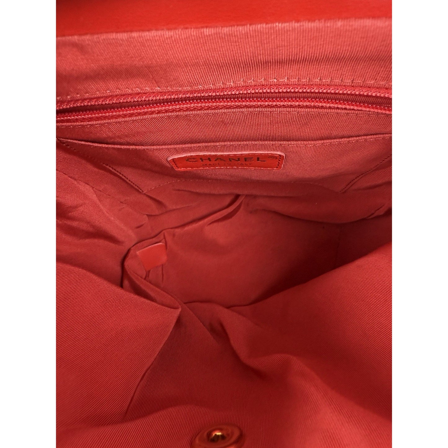 Chanel Urban Spirit Red Quilted Lambskin Leather Women's Backpack