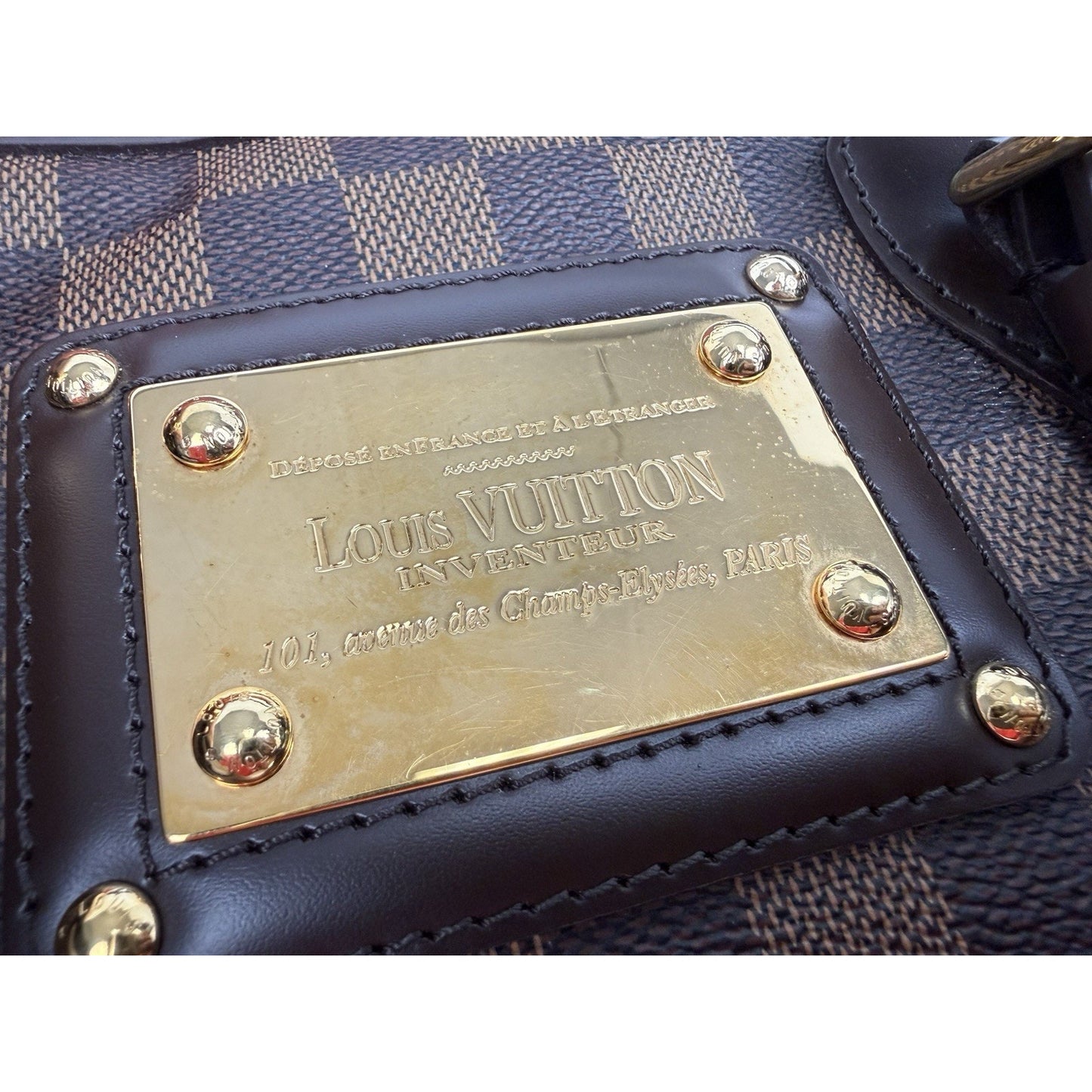 Louis Vuitton Damier Ebene Berkeley Tote Bag