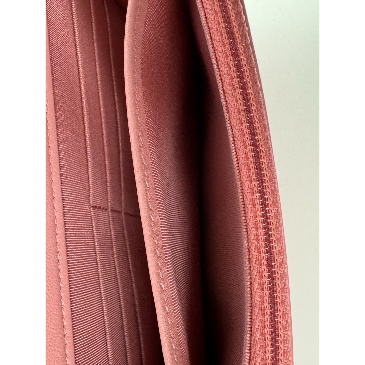 Chanel Wallet On Chain Pink Quilted Leather B-6