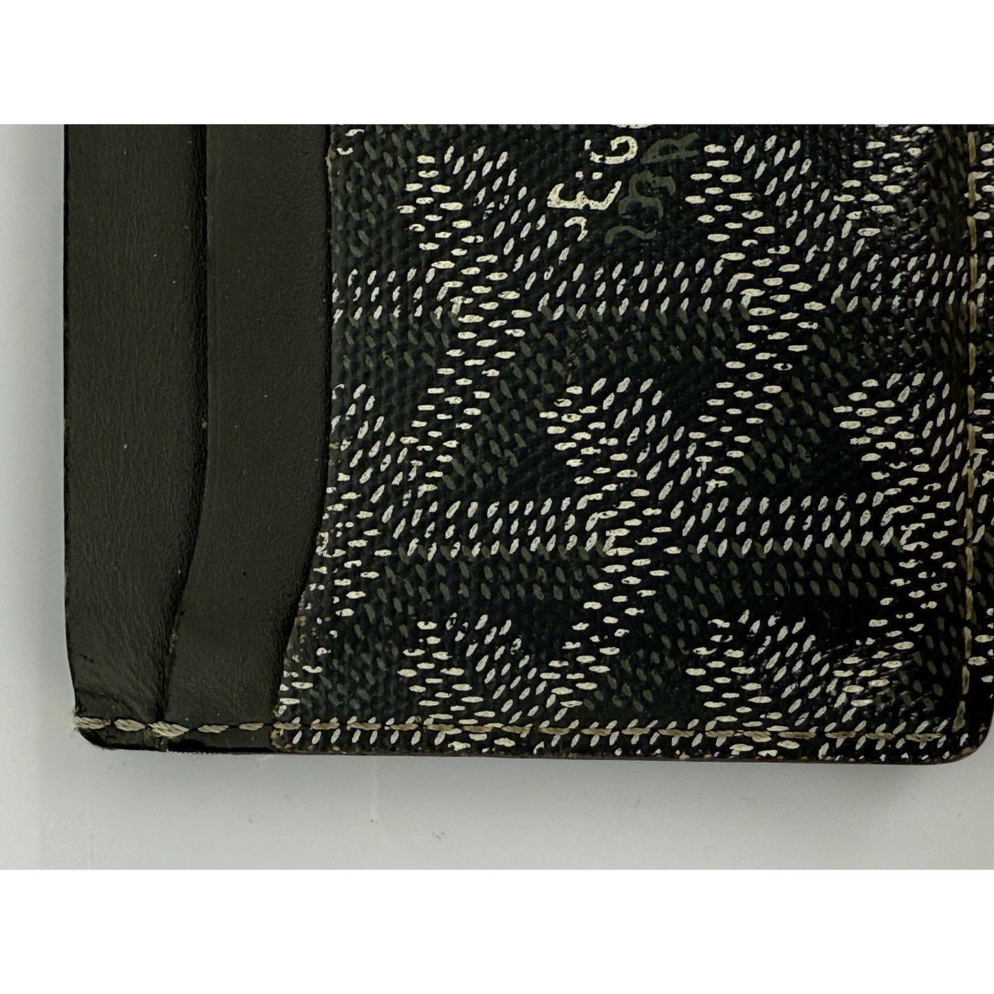 Goyard Goyardine Grey Coated Canvas & Leather Saint Sulpice Card Holder