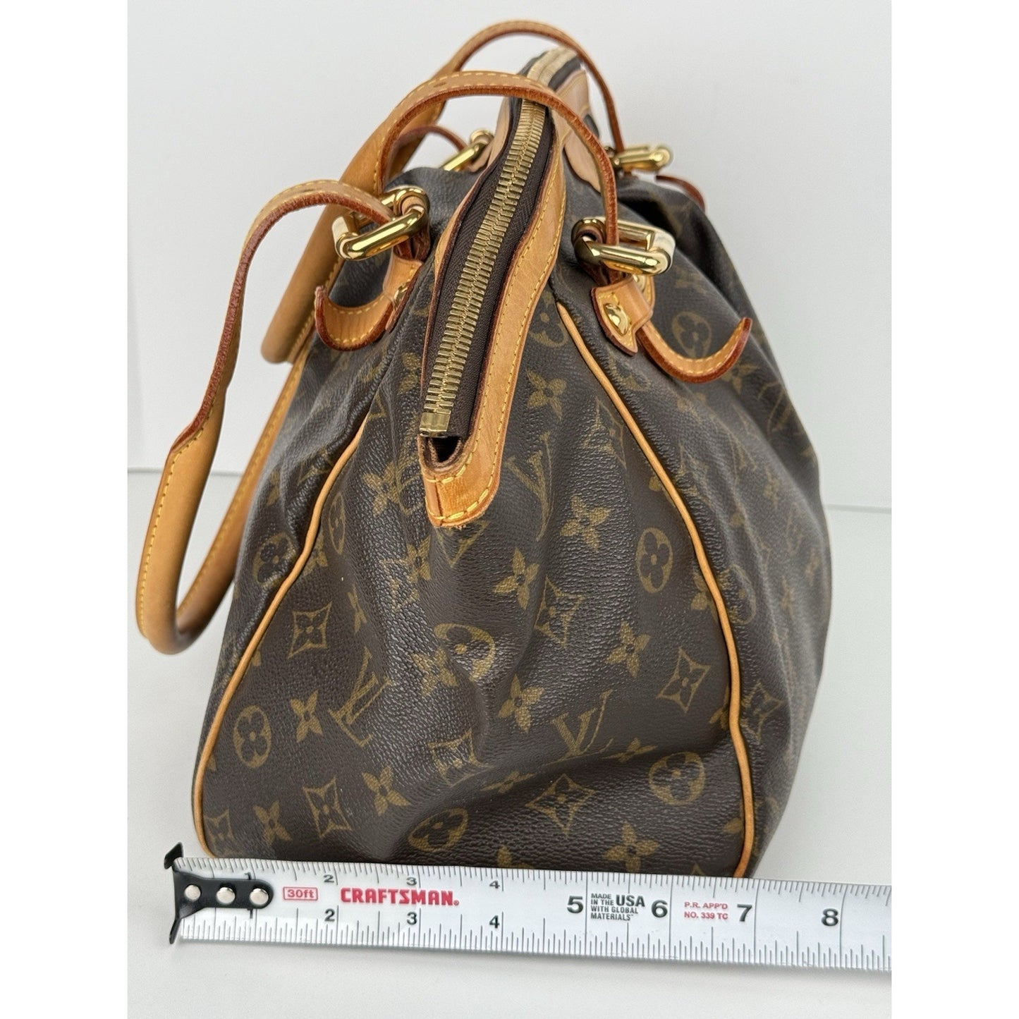 Louis Vuitton Tivoli Tote GM Brown Canvas Monogram Bag