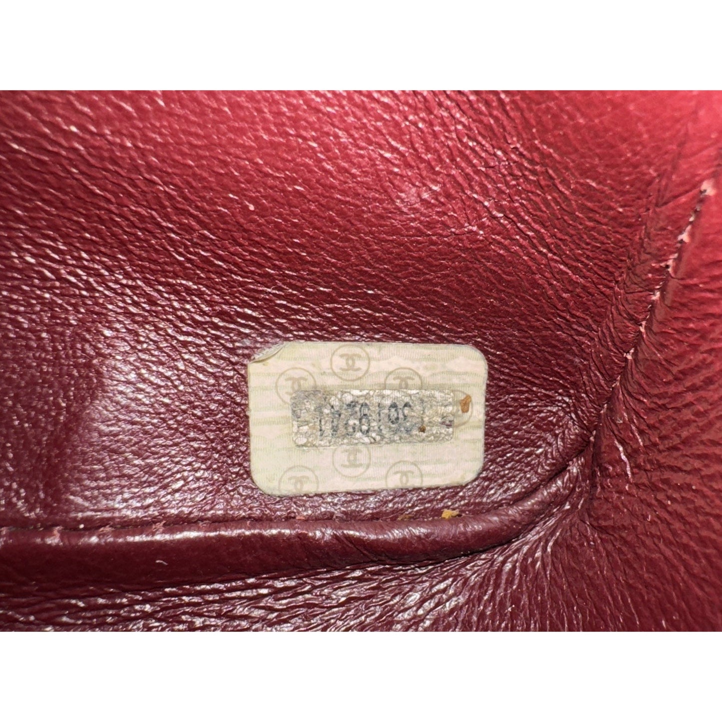 Chanel Vintage Maxi Single Flap Bag Black Lambskin Leather B-6