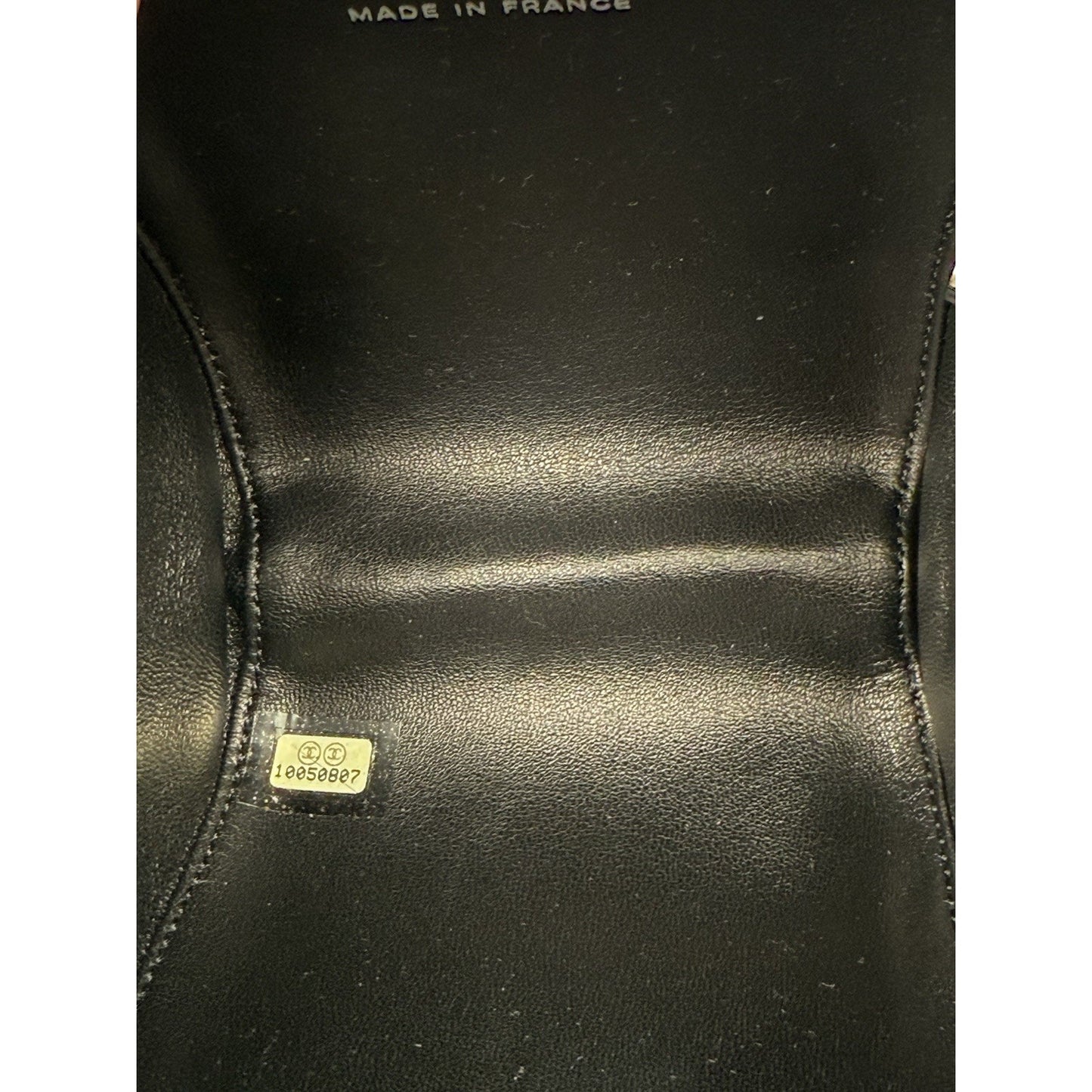 CHANEL Crystal Embellished Minaudière Black Acryllic Clutch