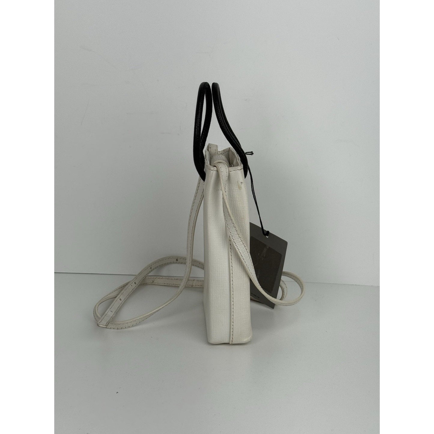 Balenciaga Leather White Phone Women's Shoulder Bag