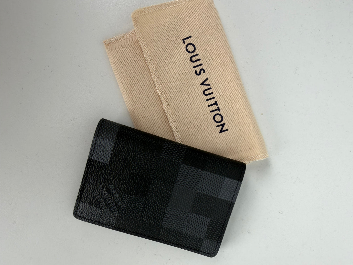 Louis Vuitton Pocket Organizer in The Damoflage Black NFC