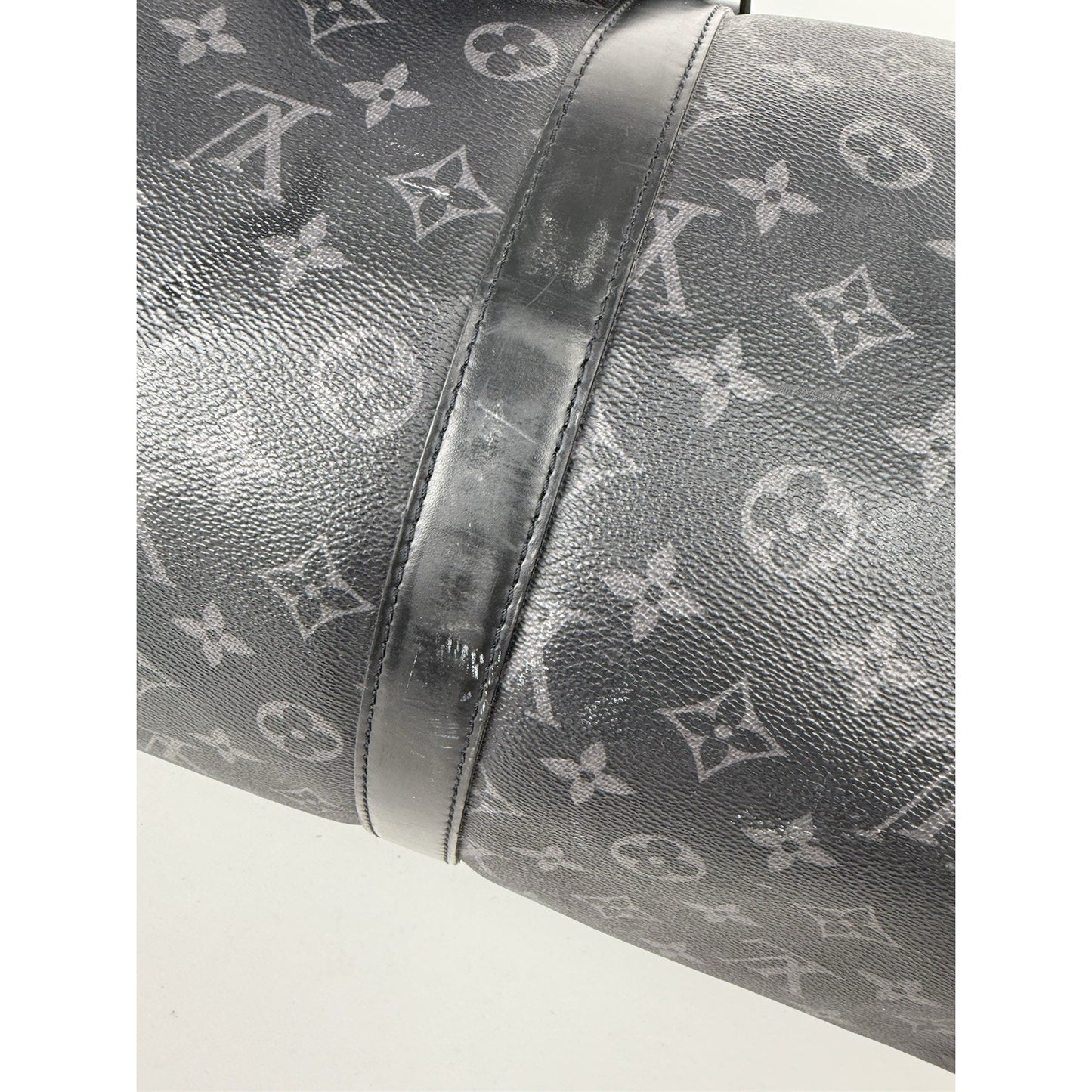 Louis Vuitton Keepall Bandouliere 55 Damier Graphite Duffle Bag