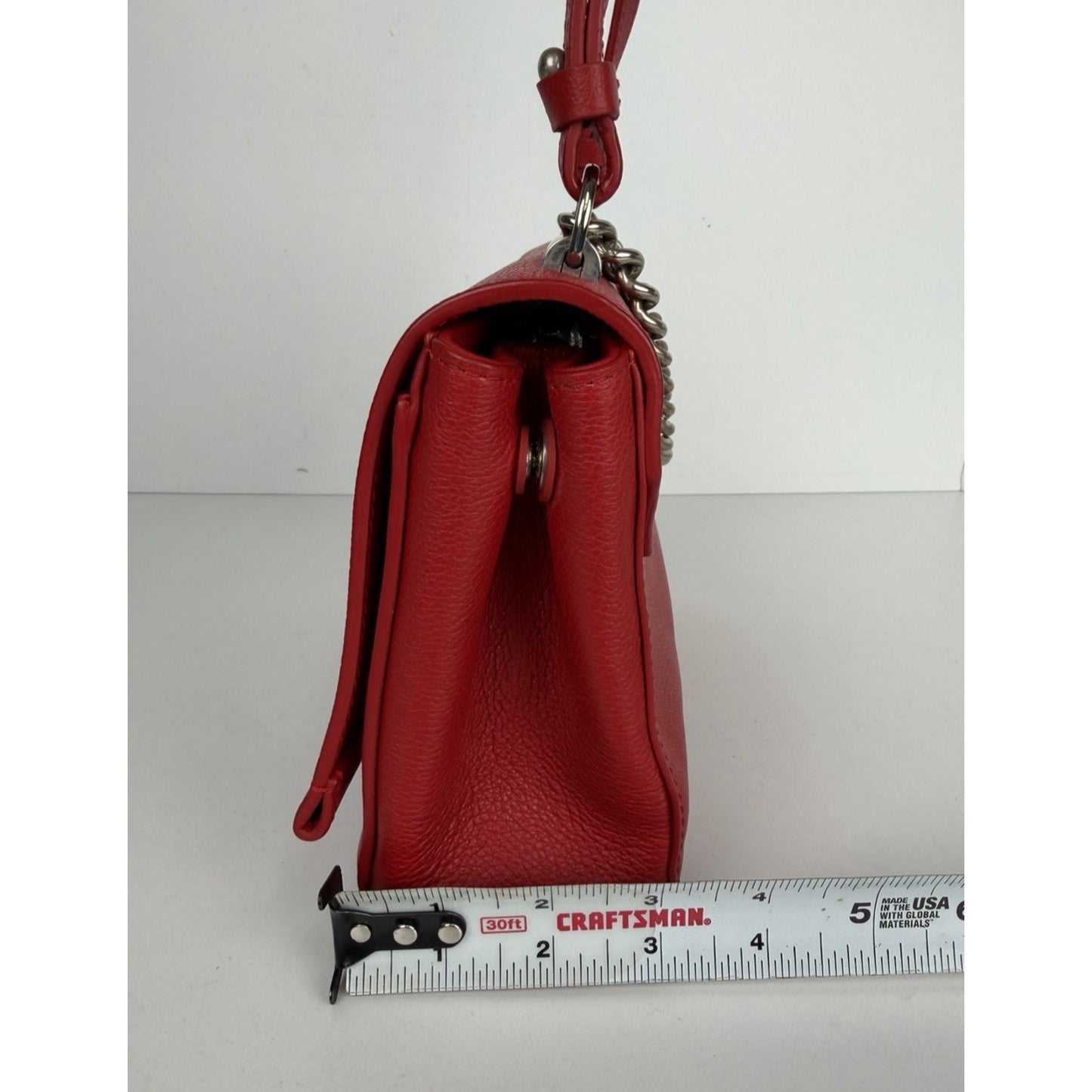 Louis Vuitton Lockme II Chain Crossbody Bag BB in Red Calfskin Leather 2016 S13