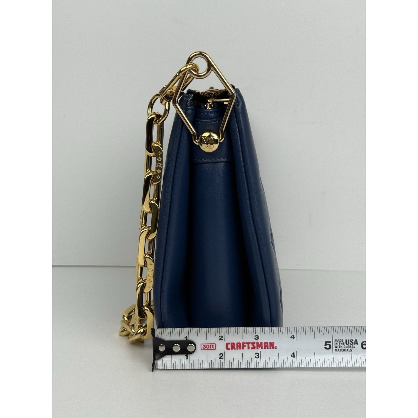 Louis Vuitton Coussin PM Blue Denim Monogram Shoulder Crossbody Bag