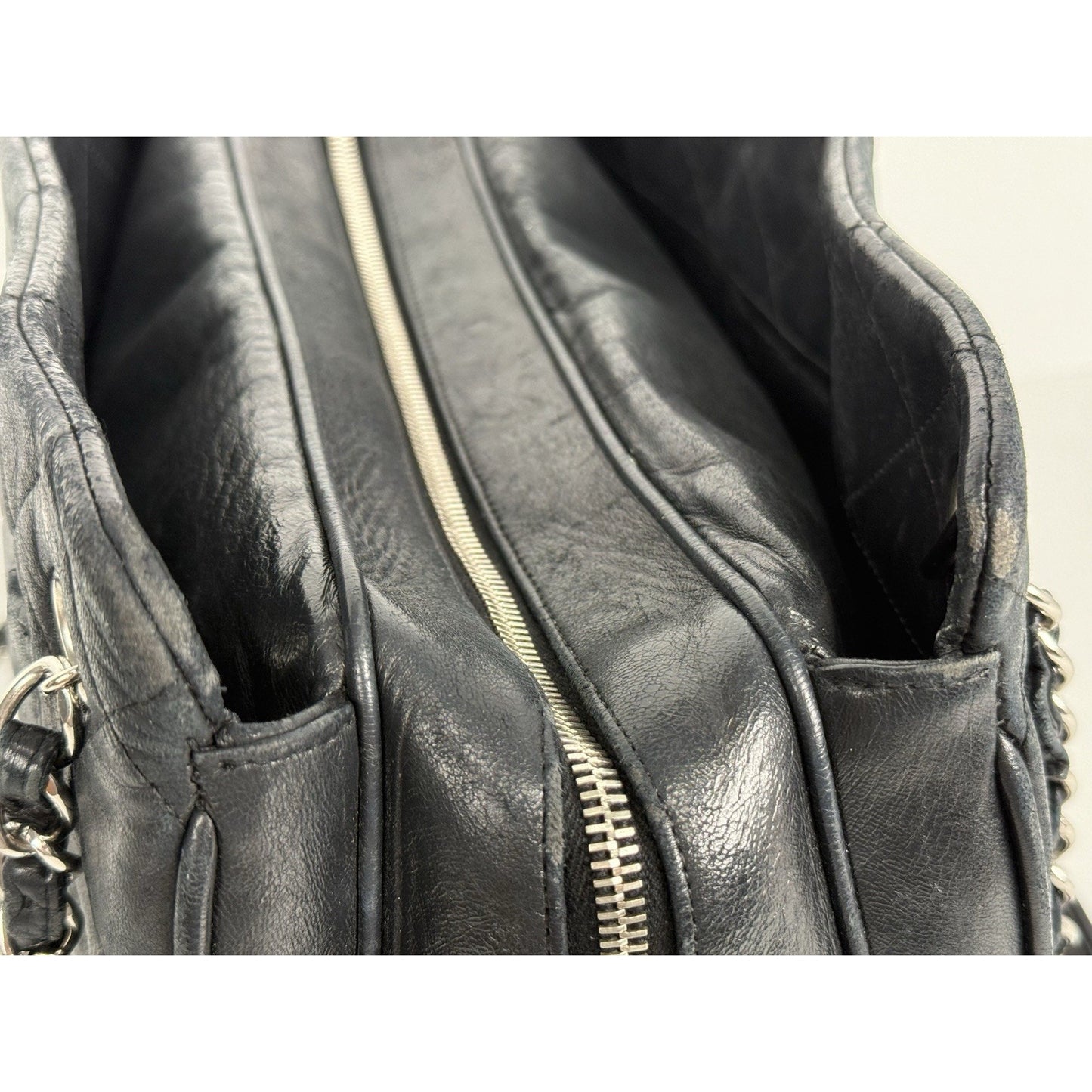 Chanel Timeless Tote Bag Black Leather