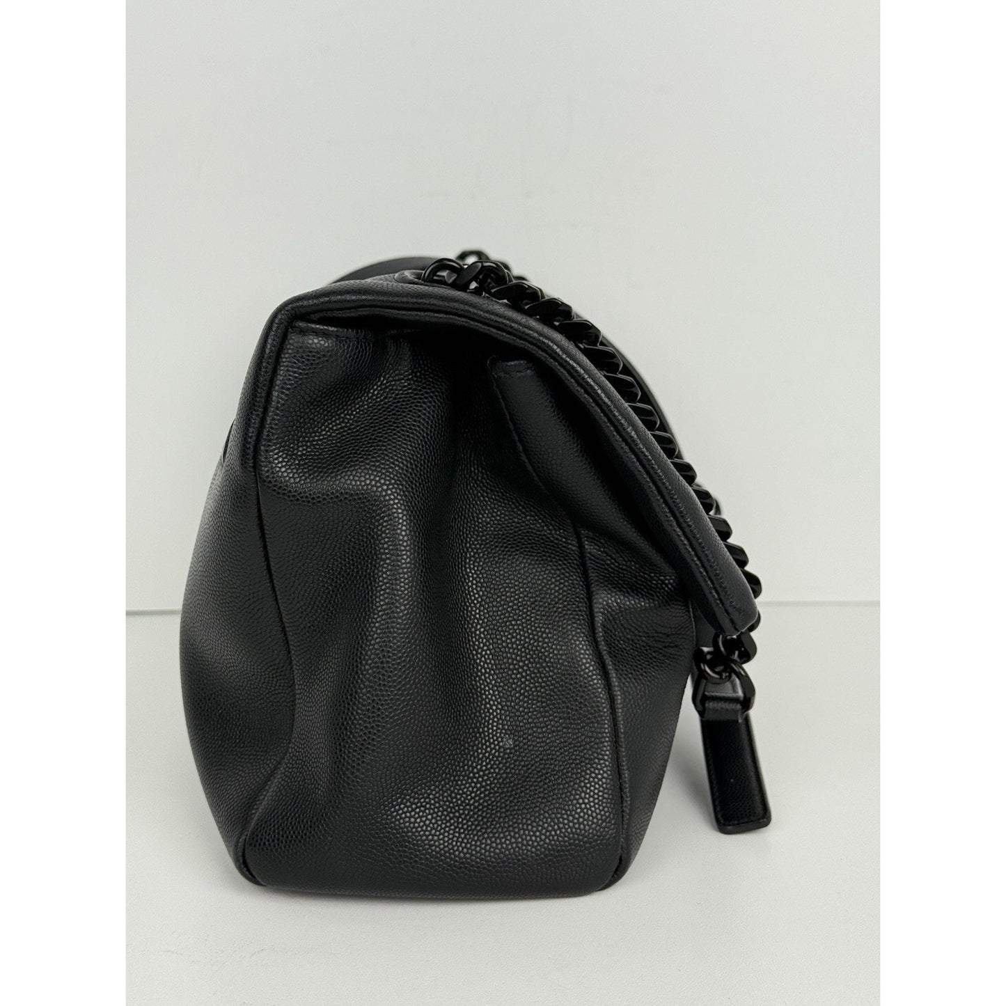 Saint Laurent West Hollywood Leather Handbag Black with Black Hardware