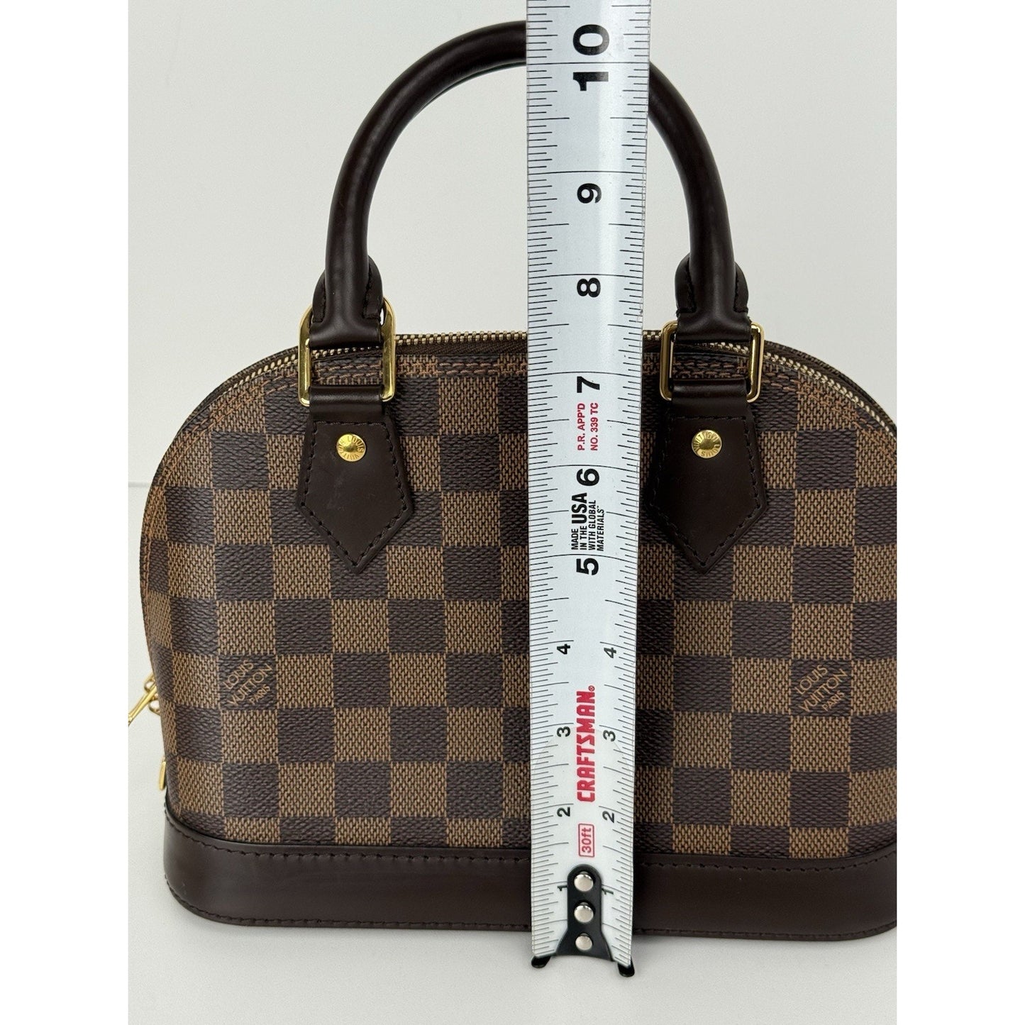 Louis Vuitton LV Monogram Alma BB Top Handle Women's Bag