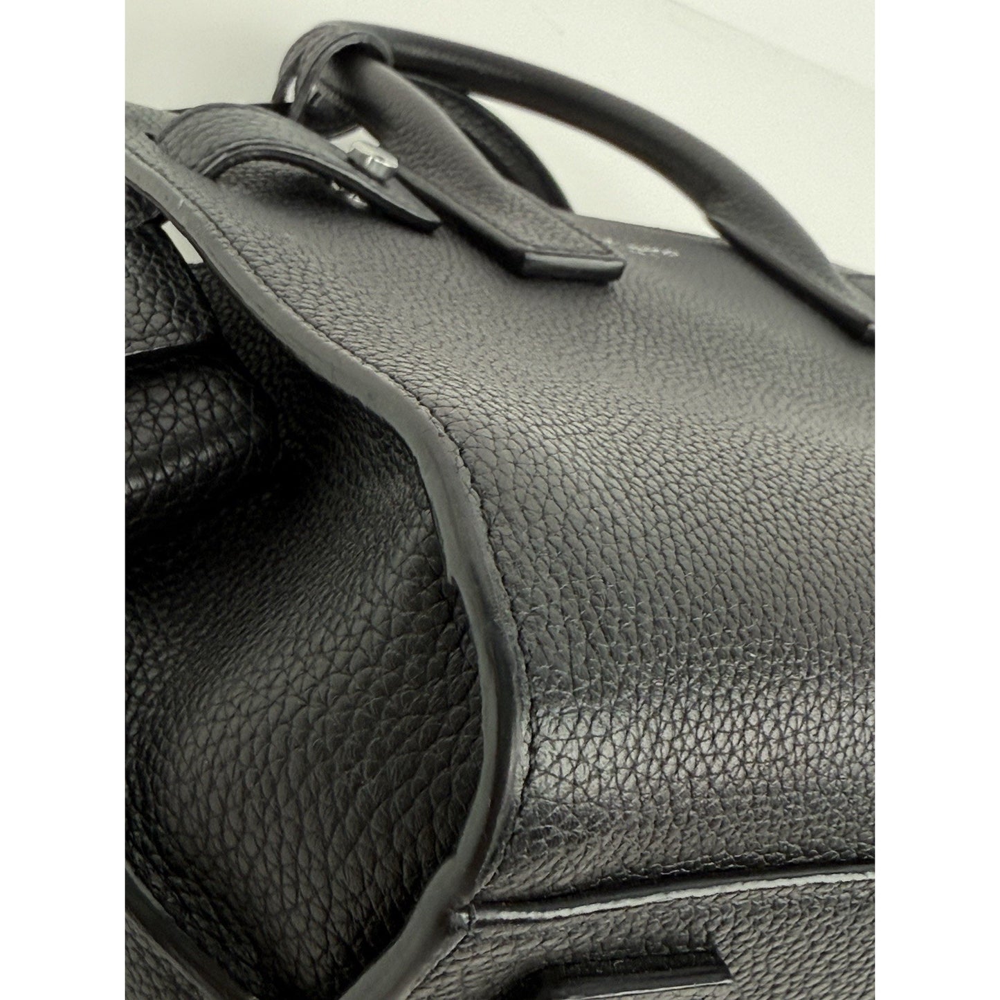 Saint Laurent Black Leather Sac De Jour Mini