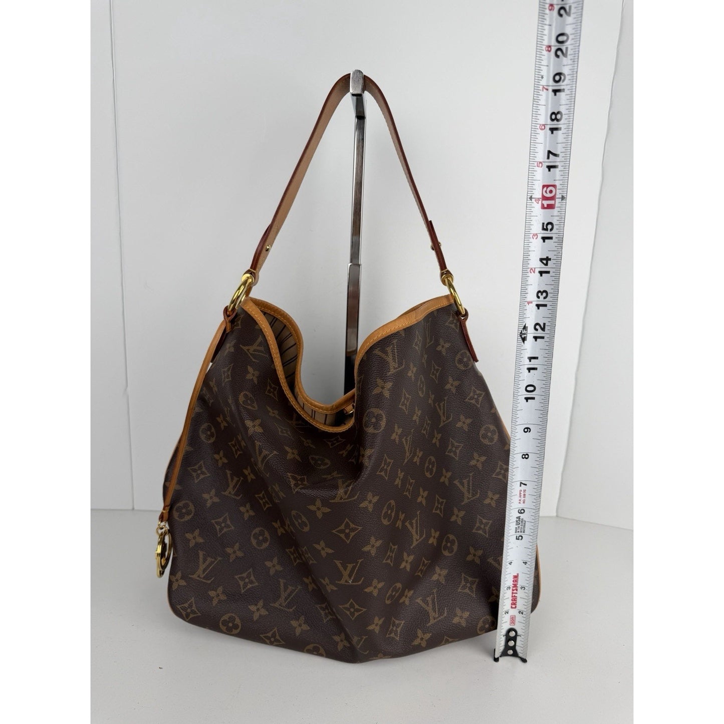 Louis Vuitton Monogram Delightful MM Hobo Bag in LV Monogram Canvas 2015 S