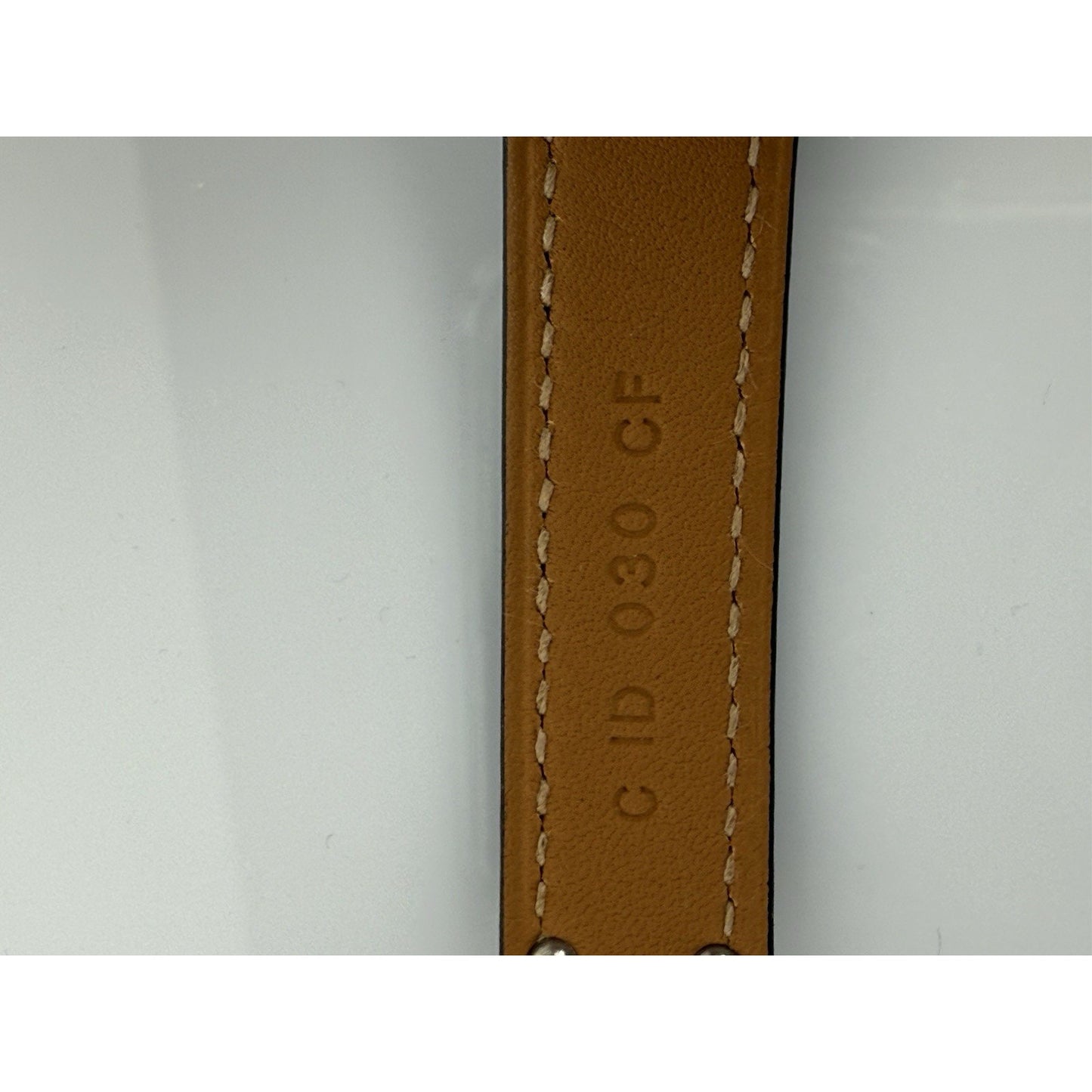 HERMES Kelly Double Tour Black Swift Silver Hardware Leather Bracelet Size 6 in