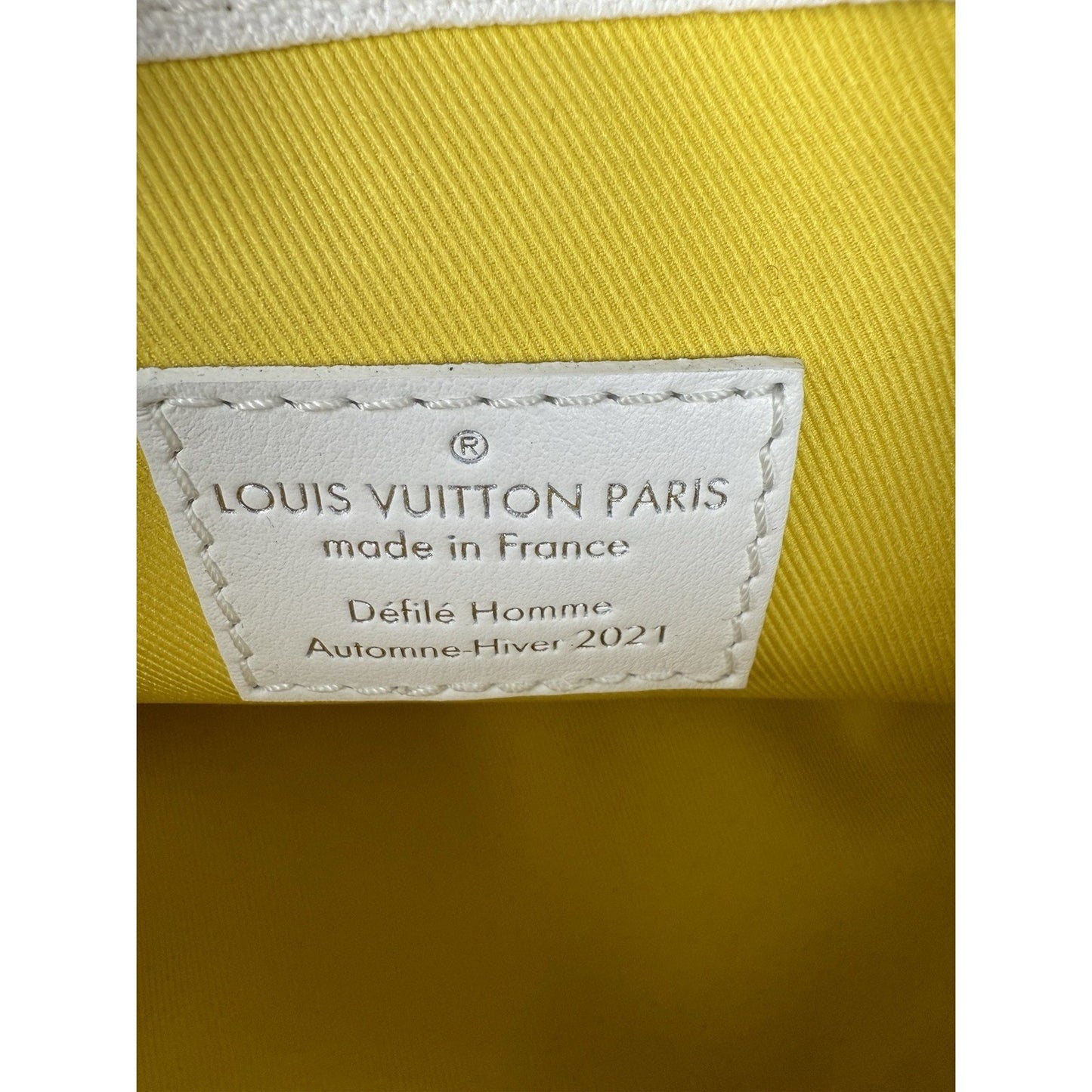 Louis Vuitton Keepall Bandouliere 45 Crossbody XS Yellow Leather Women's Bag