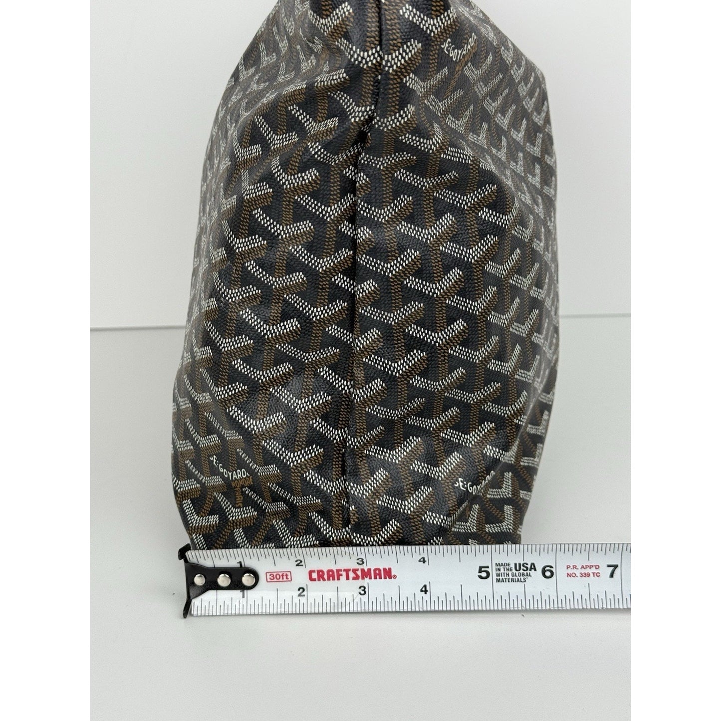Goyard Goyardine Boheme PM Black/brown Canvas Women's Shoulder Bag