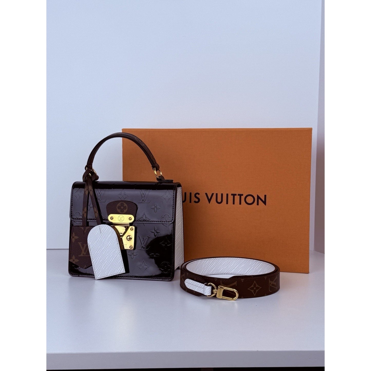 Louis Vuitton Spring Street Patent Leather Women's Shoulder Bag 2019