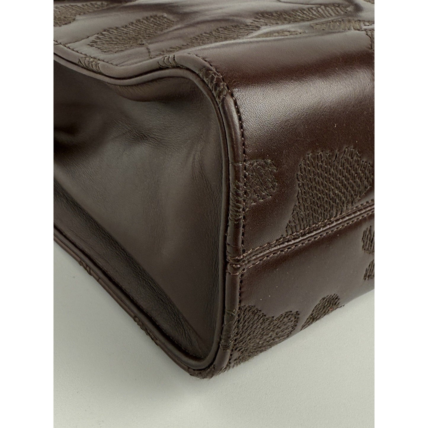 Cartier Panthere Brown Leather Shoulder Bag