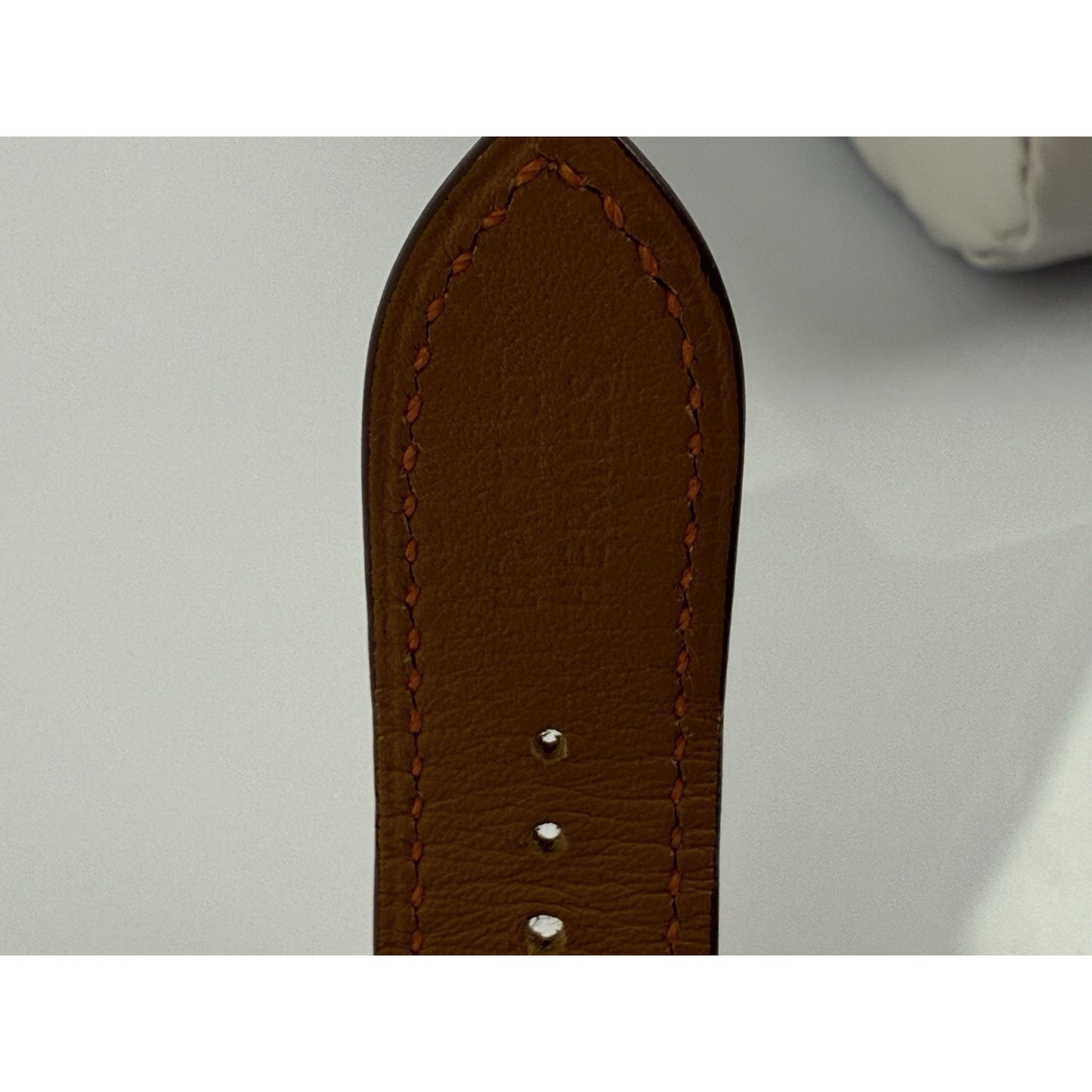 HERMES Cape Cod Orange Leather Band Watch CC2.710