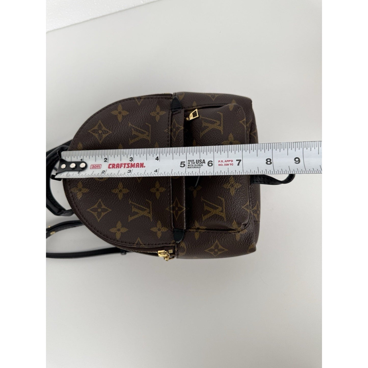 Louis Vuitton Mini Palm Springs Women's Backpack in Brown Monogram