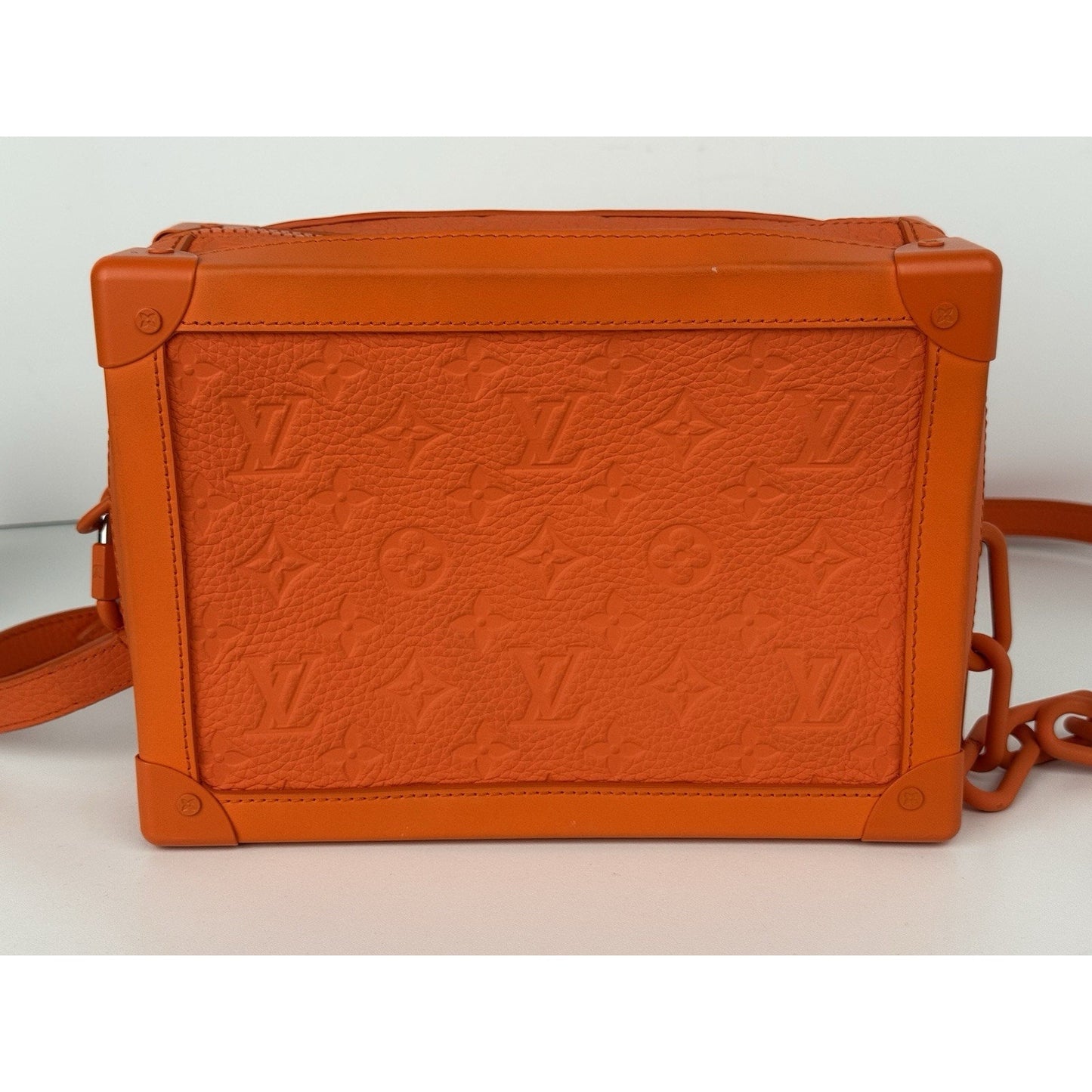 LOUIS VUITTON Soft Trunk Monogram Taurillon Leather Bag