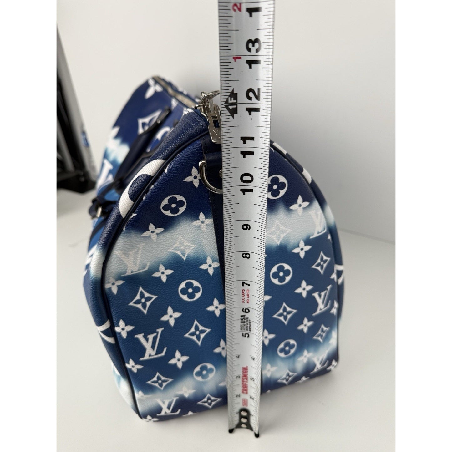 Louis Vuitton Escale Blue Keepall 50 Duffle Giant Monogram Bag