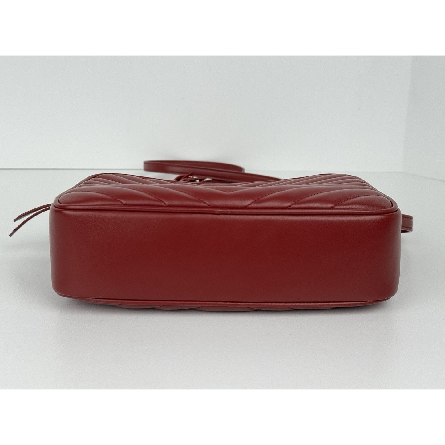Saint Laurent Lou Camera Bag Rouge Eros Matelasse Leather