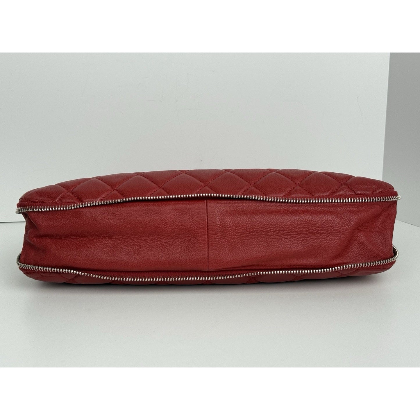 Chanel Timeless Petite Tote in Red Caviar Leather with Gold Hardware