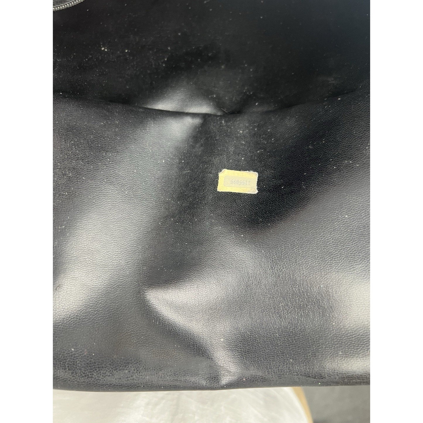 CHANEL Vintage Lambskin Black Leather Tote Shoulder Bag (1989-1991)