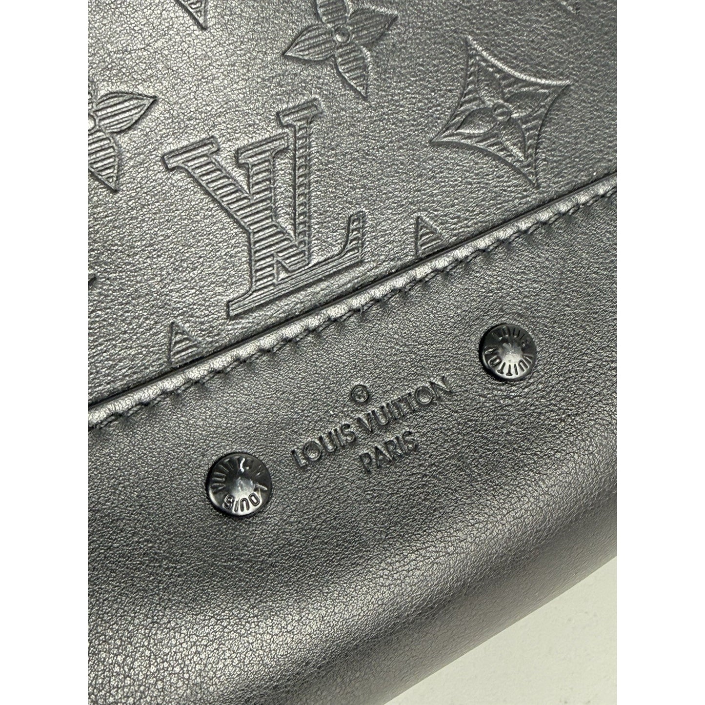 Louis Vuitton Shadow Monogram Racer Backpack Black Leather B-7