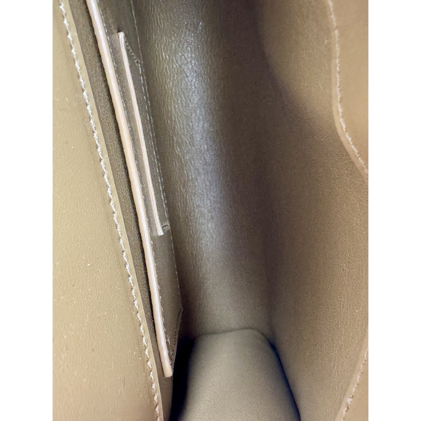 Saint Laurent Smooth Calfskin Mini Manhattan Shoulder Bag in Brown