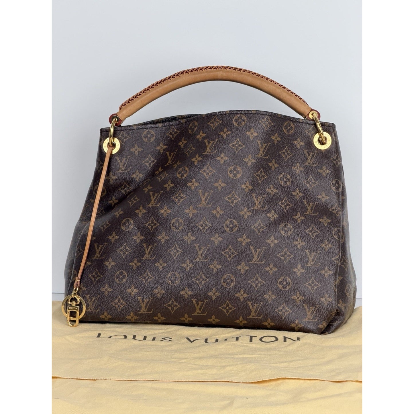 Louis Vuitton Artsy MM Bag in Brown Monogram Coated Canvas 2015 S