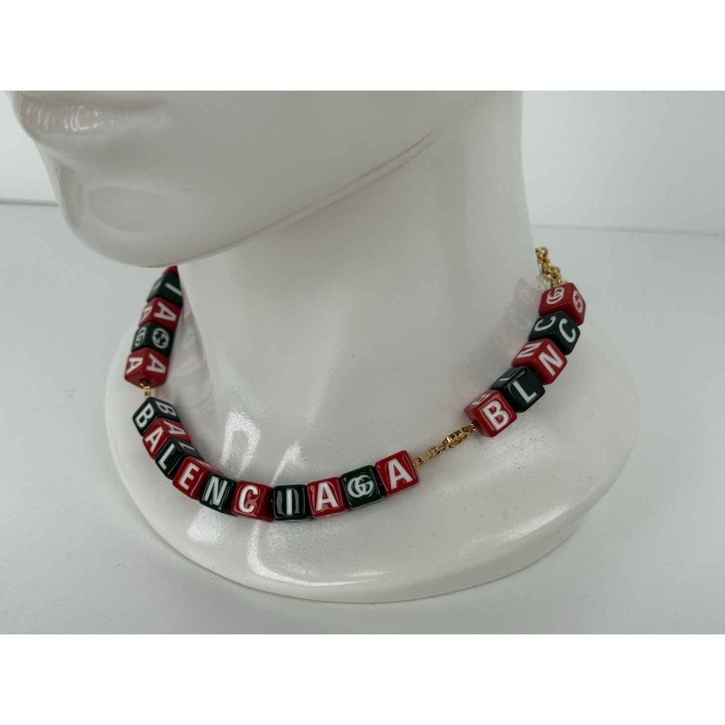 Gucci x Balenciaga The Hacker Project Symbols Bead Necklace