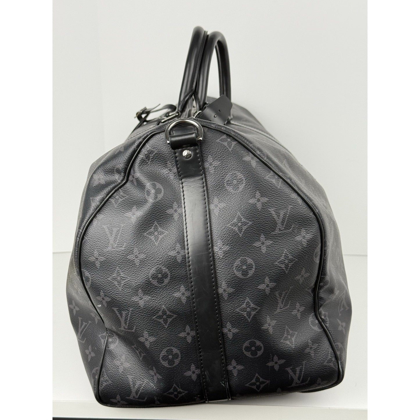 Louis Vuitton Keepall Bandouliere 55 Damier Graphite Duffle Bag