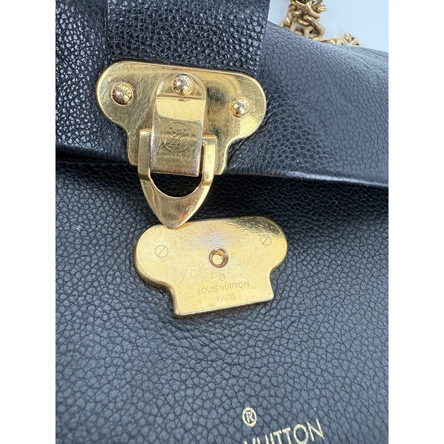 Louis Vuitton Vavin Shoulder Bag BB Black Empriente Leather