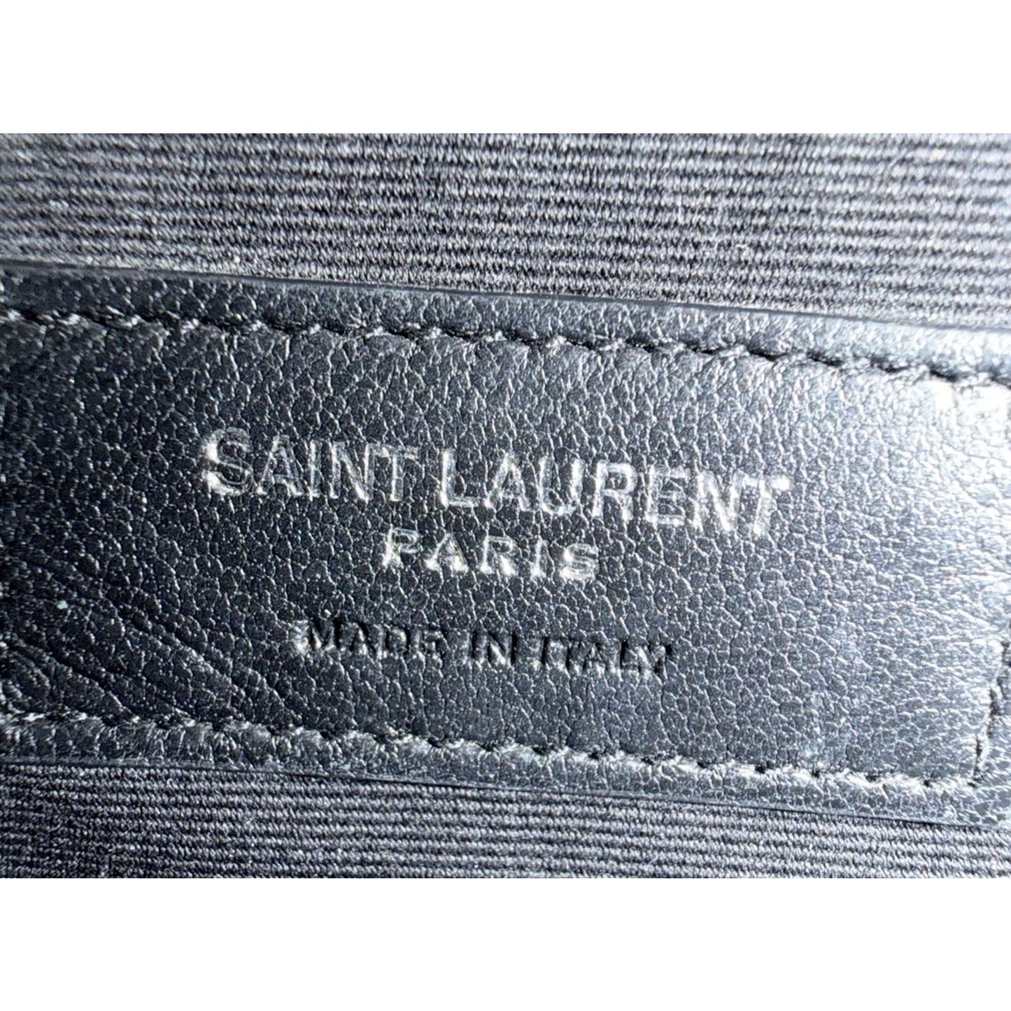 Saint Laurent Y Quilted Monogram Small Loulou Shopper Tote Bag Black Leather C8