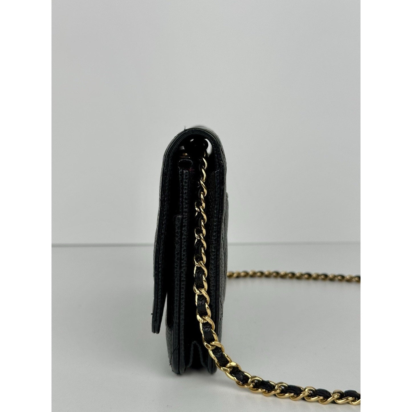 Chanel Classic Wallet on Chain in Black Caviar Leather