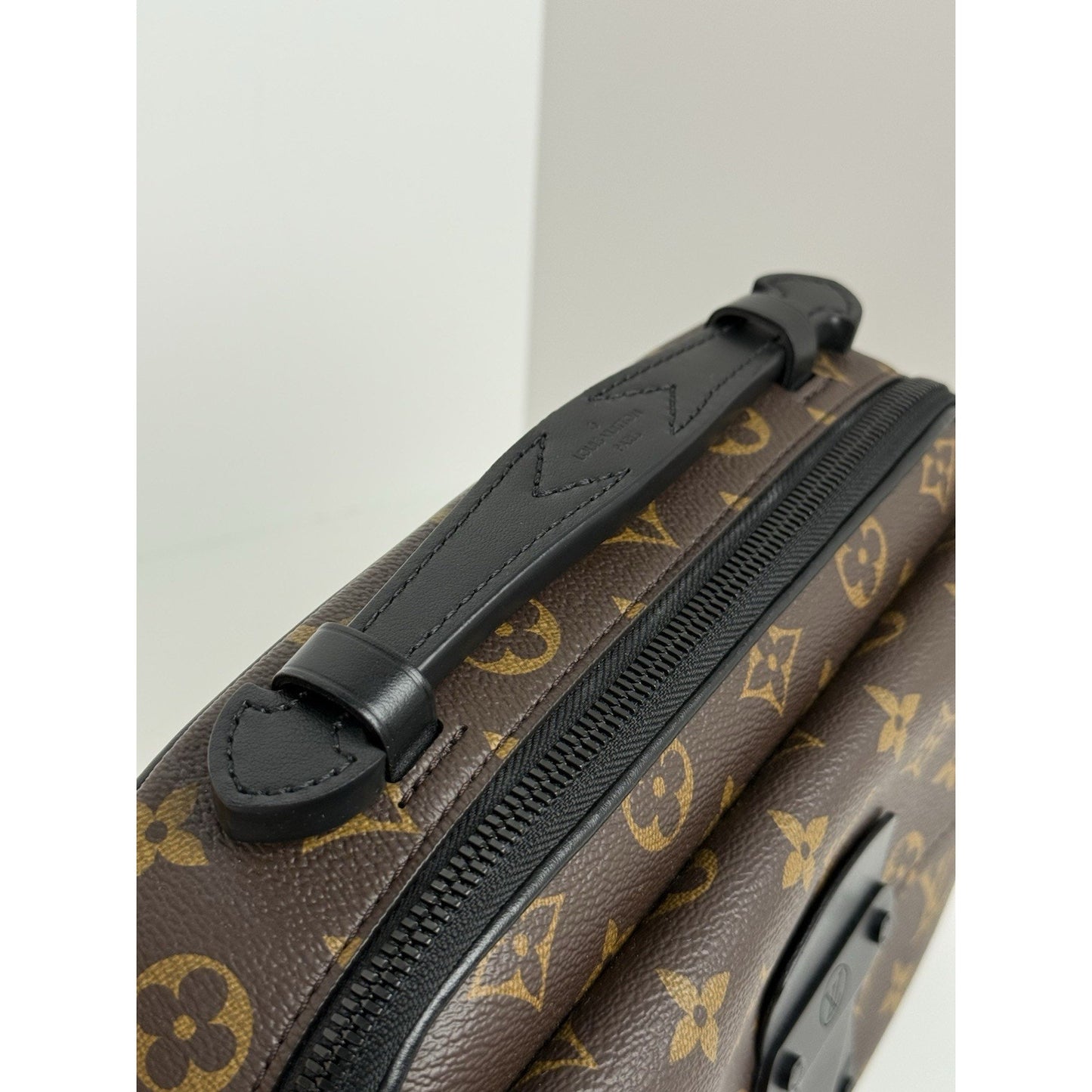 Louis Vuitton S Lock Monogram Macassar Canvas Crossbody Bag