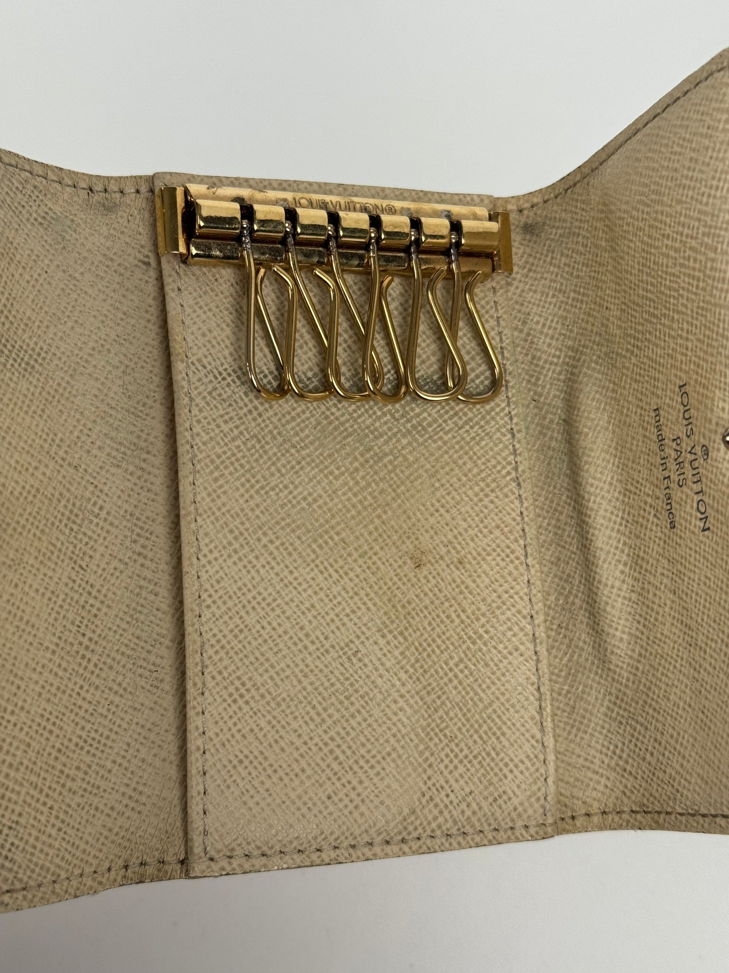 Louis Vuitton Damier Azur Multicles 6 Key Holder