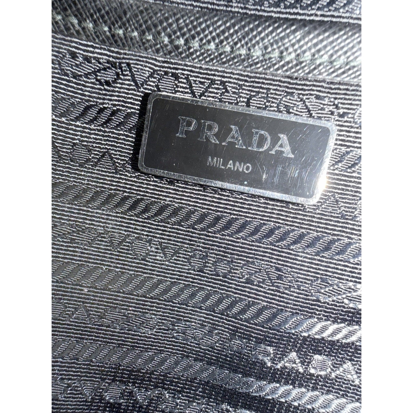 Prada New Vela Studded Messenger Medium in Cherry Red Nylon and Leather Trim S
