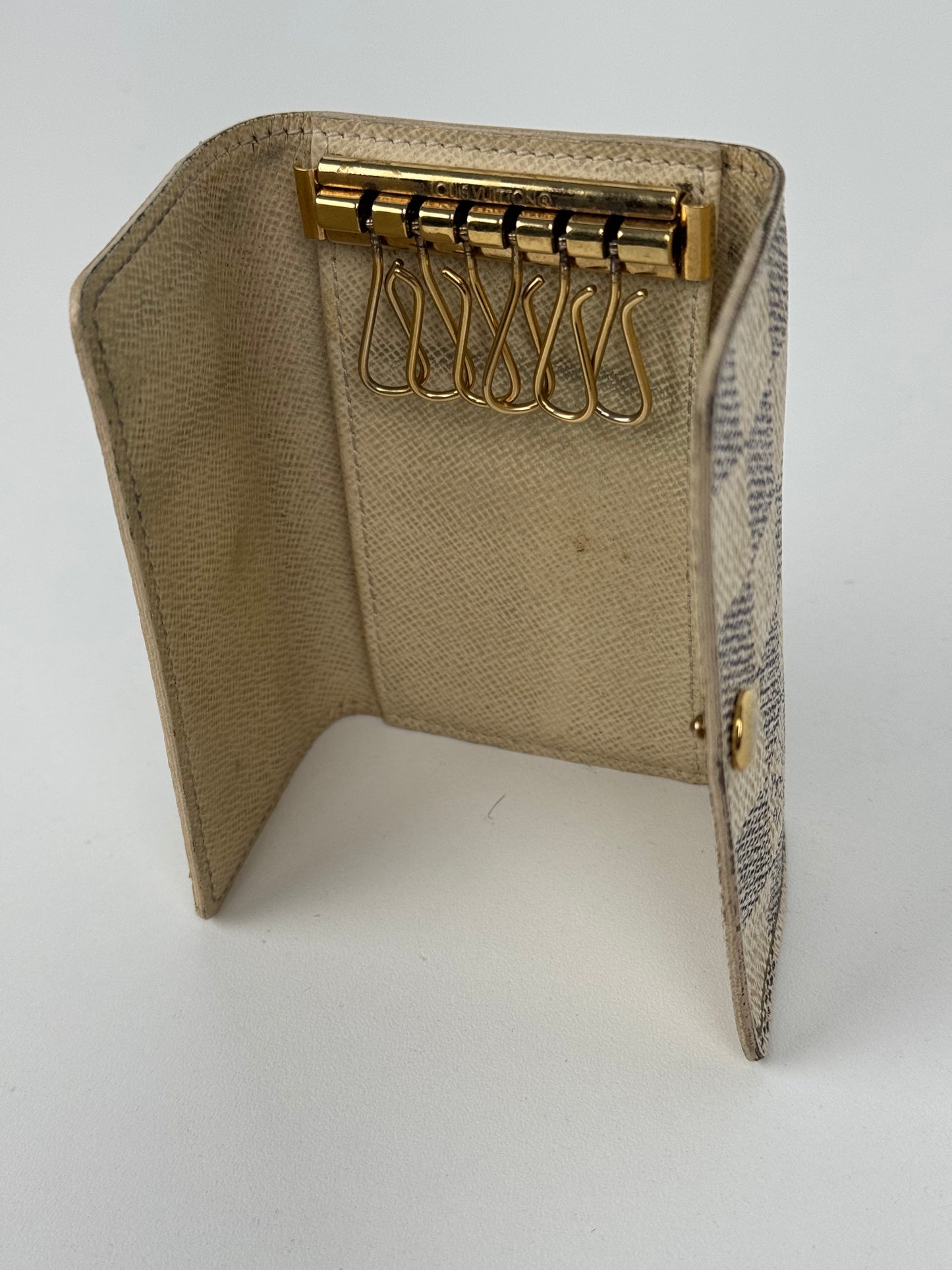 Louis Vuitton Damier Azur Multicles 6 Key Holder