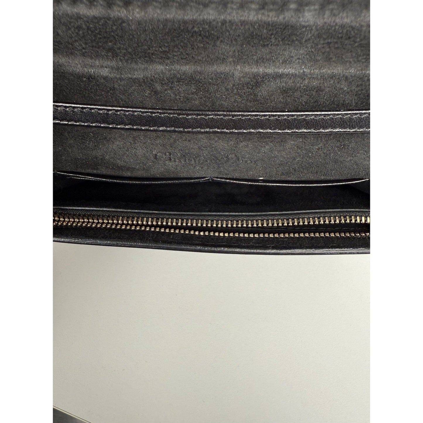 Christian Dior Black Calfskin Leather J'ADIOR Wallet on Chain Clutch Bag