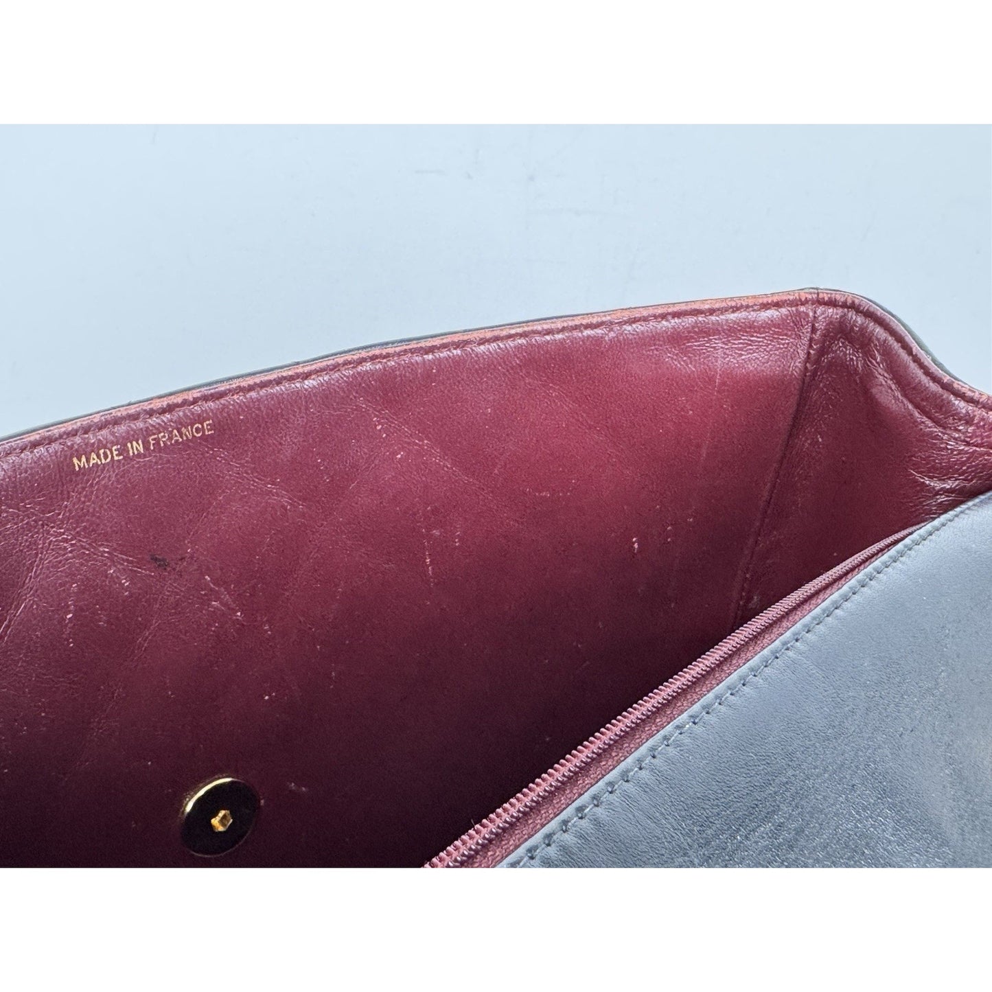 Chanel Vintage Maxi Single Flap Bag Black Lambskin Leather B-6