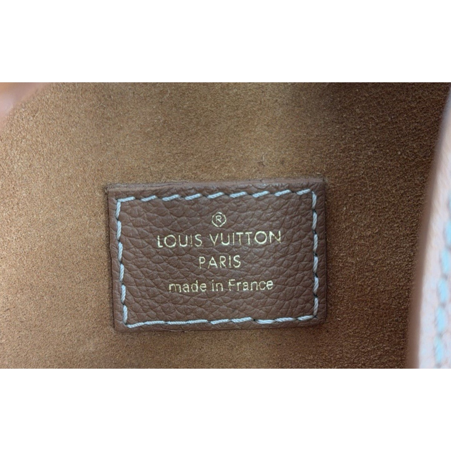 Louis Vuitton Grained Calfskin Low Key Shoulder Bag in Cognac Brown Leather