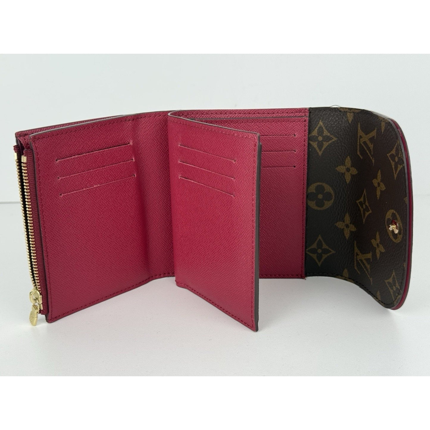 LOUIS VUITTON Monogram Portefeuille Arianne Tri-Fold Short Wallet