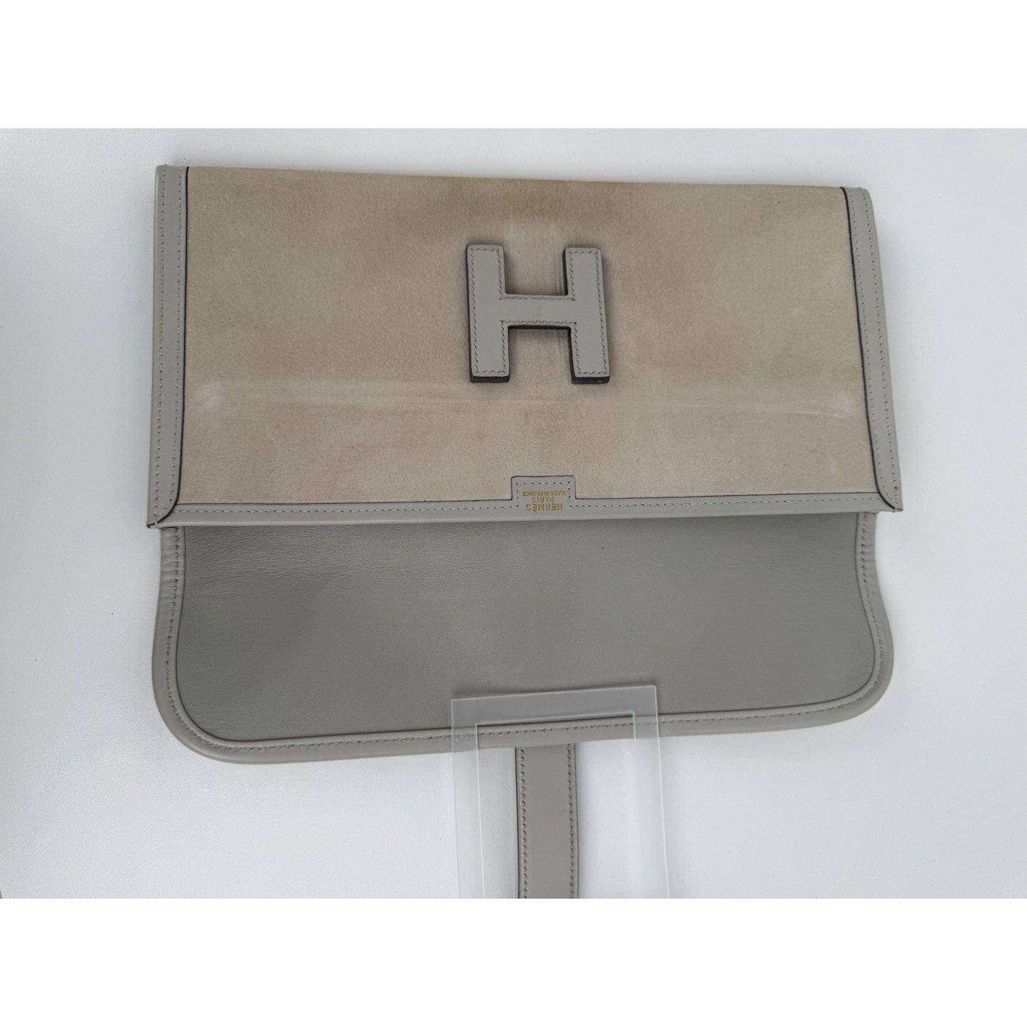 Hermes Jige Elan Clutch Swift 29 Beige Leather