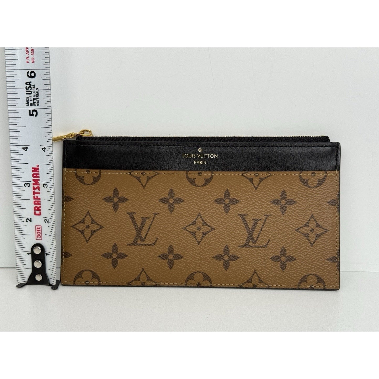Louis Vuitton Monogram Reverse Slim Purse