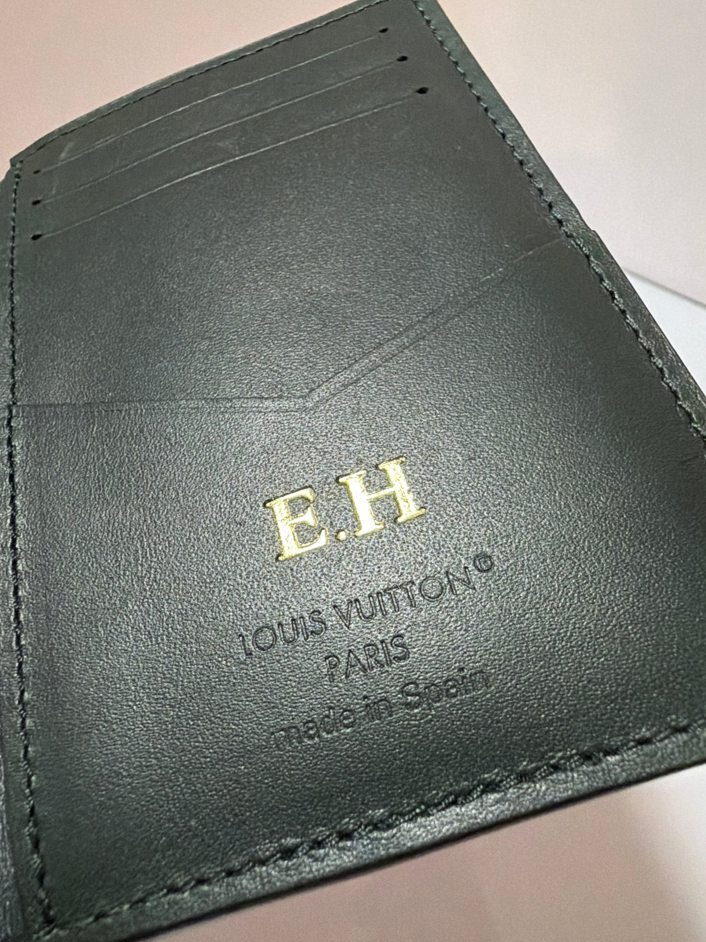 Louis Vuitton LV Monogram Leather Pocket Organizer Wallet