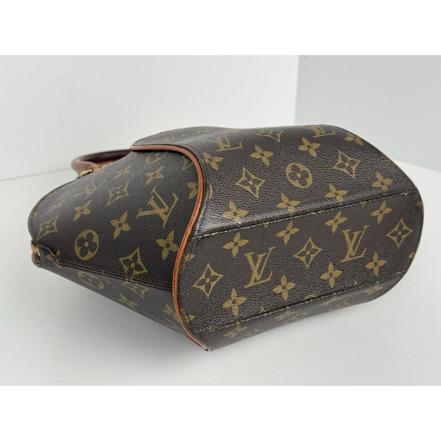 Louis Vuitton Monogram Ellipse PM Satchel Brown Canvas/Leather
